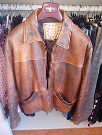 Giacca Marrone Vera Pelle made in Italy