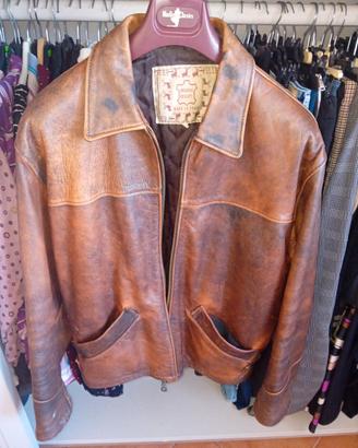 Giacca Marrone Vera Pelle made in Italy