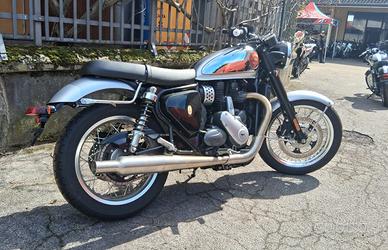 PROMO BSA GOLD STAR 650 DAWN SILVER