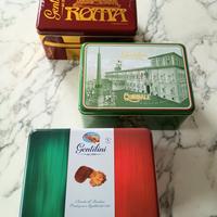 3 scatole latta Gentilini