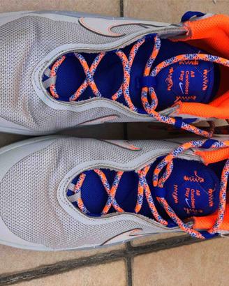 Nike Team Hustle D 10 grigio/blu/arancio