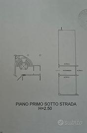 Garage moderno complesso residenziale nuovo