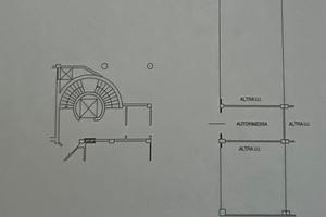 Garage moderno complesso residenziale nuovo