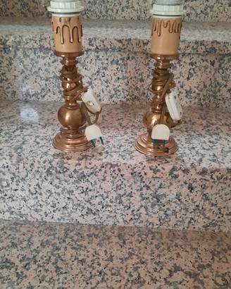 Lampada da comodino ottone