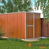 Casetta da giardino 175x307cm - 5,4mq fin legno