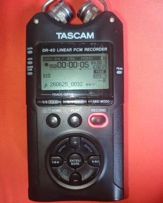 TASCAM DR 40 -Registratore professionale portatile