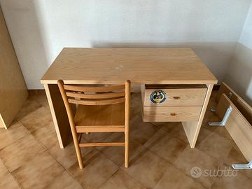 Scrivani 2 cassetti con sedia