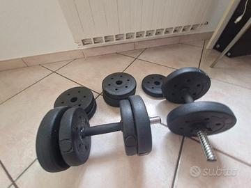 set manubri componibile fino a 20kg