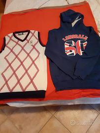 Gilet marca Datch e felpa Lonsdale bimbo