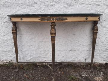 ALZATINA VINTAGE FERRO MARMO EPOCA MENSOLA TAVOLO