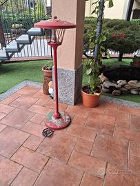 lampione da giardino vintage anni 70 80