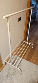Ikea Rigga Stand appendiabiti Bianco Come Nuovo