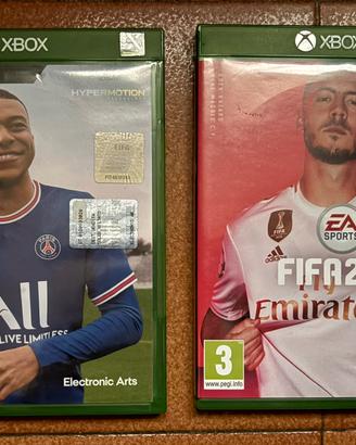 Fifa 20 e Fifa 22 per Xbox