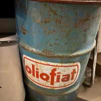 Contenitore vintage olio fiat 50lt