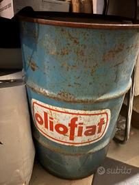 Contenitore vintage olio fiat 50lt