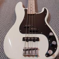 Squier by Fender PJ Precision Affinity Bass White