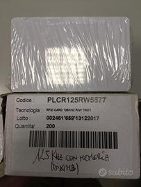 Badge RFID contactless read/write 125, chip 5577