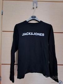 maglia nera maniche lunghe S