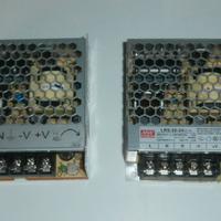 DUE ALIMENTATORI OUTPUT 24V 2.2A , MW LRS-50-24