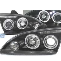FARI FORD FOCUS 04-08 ANGEL EYES SFONDO NERO