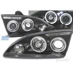 FARI FORD FOCUS 04-08 ANGEL EYES SFONDO NERO