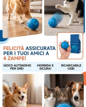 NUOVA PALLA INTERATTIVA PER CANI