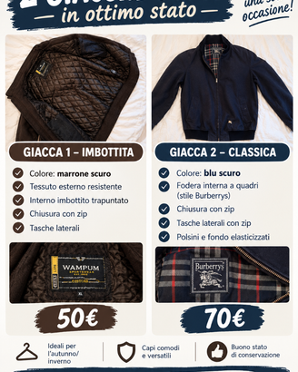 Giacche autunnali/invernali