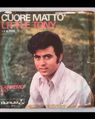 45 giri in vinile - Little Tony, Cuore matto