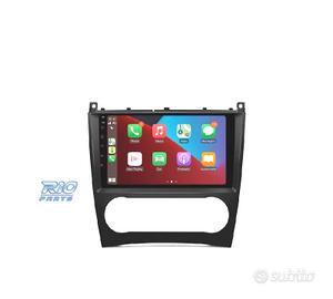 RADIO GPS ANDROID 13 PER MERCEDES CLASSE C W203 CL