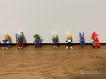 Collezione mini action figure dragon-ball