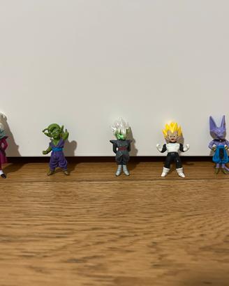 Collezione mini action figure dragon-ball