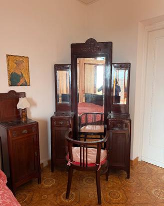 toletta antica in ciliegio