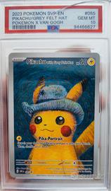 Pikachu con cappello di feltro grigio + Album 