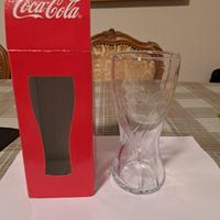 Bicchiere di vetro Coca Cola  