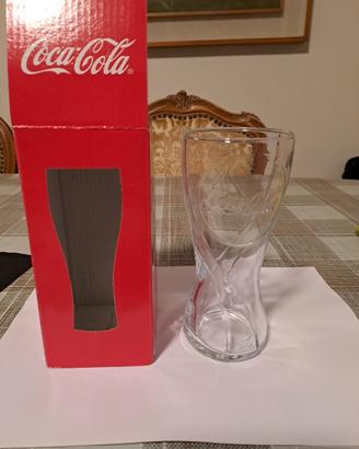 Bicchiere di vetro Coca Cola  