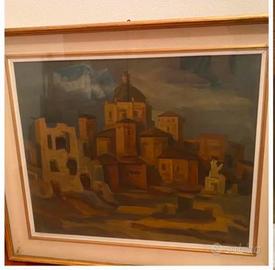 quadro originale olio su tela firmato A. ALFIERI.
