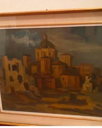 quadro originale olio su tela firmato A. ALFIERI.