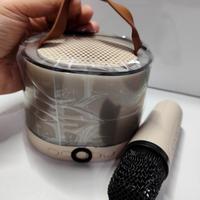 Smart speaker stile Vintage con Microfono - beige 