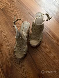 Sandali donna con zeppa marca Sur Nuage, numero 37