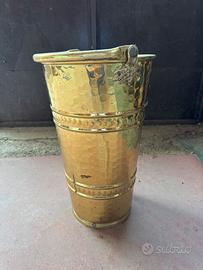 Portaombrelli in ottone vintage