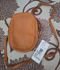 Borsa mini SUSY MIX – nuova, cuoio