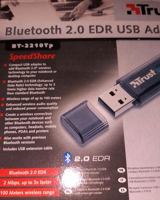 trust bluetooth 2.0 edr usb adapter