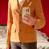 Giacca Elisabeth Ascot in lino tg 42, arancio