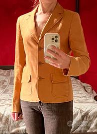 Giacca Elisabeth Ascot in lino tg 42, arancio