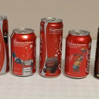 5 Lattine piene Varie Coca Cola da collezione ♣♣♣