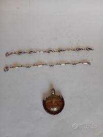 Bracciali e Ciondolo argento
