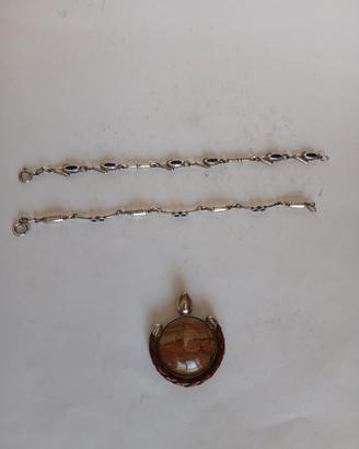 Bracciali e Ciondolo argento