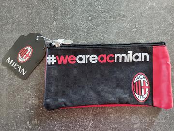 Astuccio AC Milan doppia zip