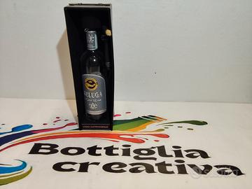 VODKA BELUGA GOLD LINE BOTTIGLIA VUOTA COMPLETA 
