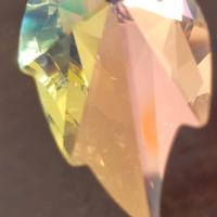 ciondolo swarovski foglia